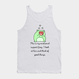 Emotional Support frog Tank Top